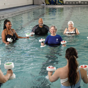 Health club water fitness