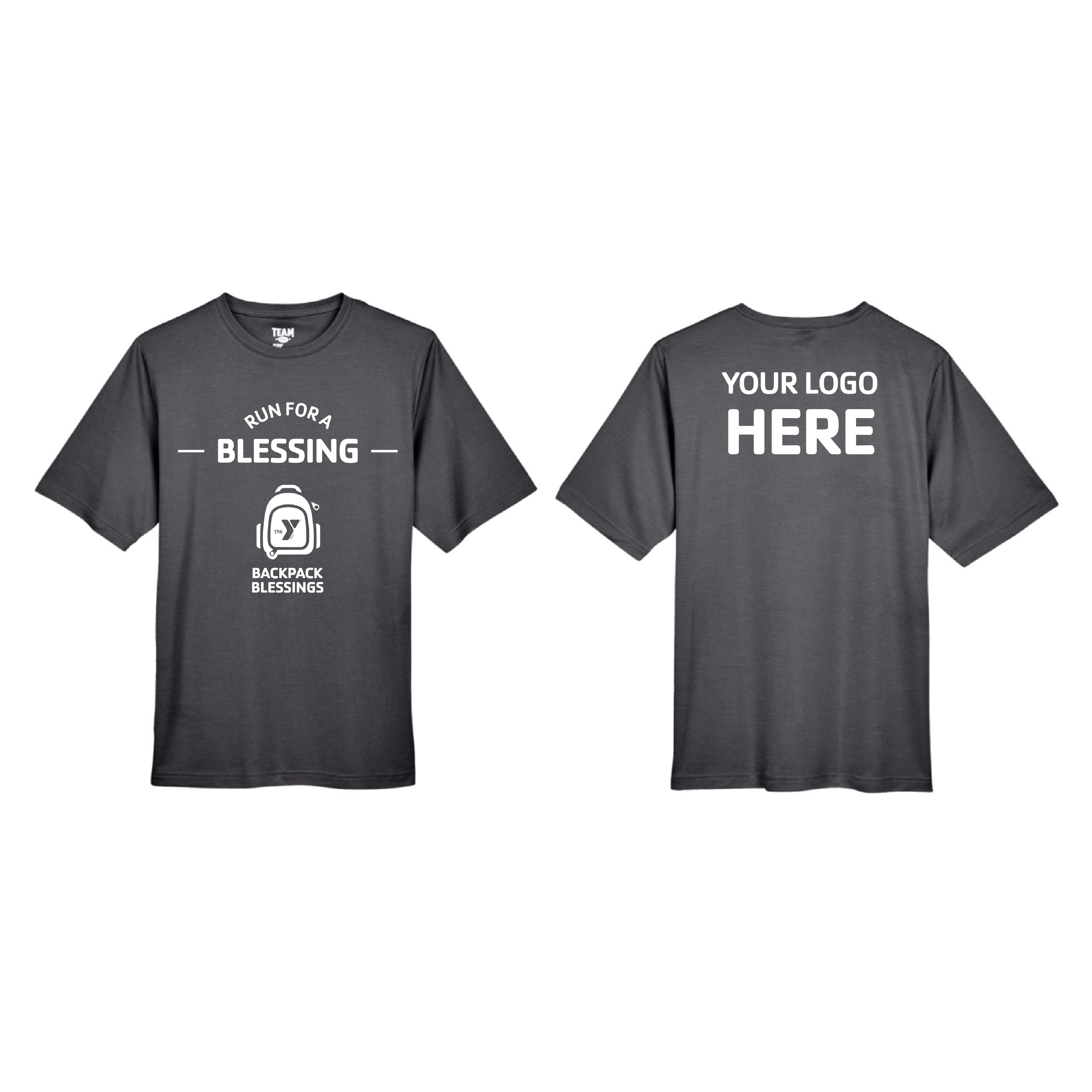 Run for a Blessing T-shirt Front & Back