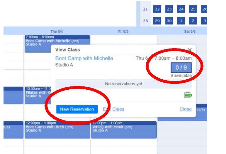 reservation platform