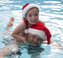 santa swim