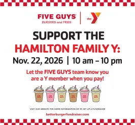 Five Guys' Giveback Day 2026 – Hamilton YMCA
