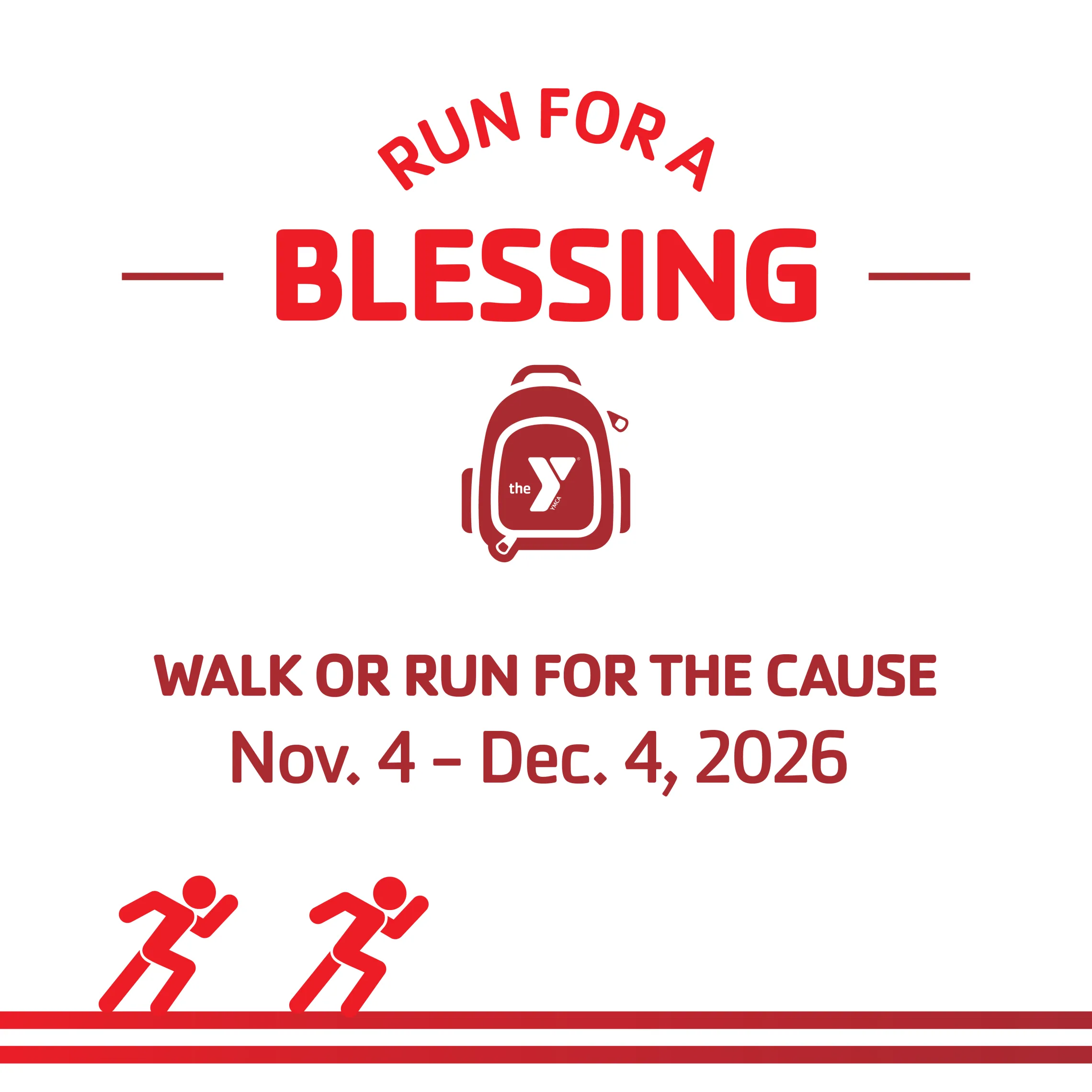 Run for a Blessing Nov. 4-Dec. 4, 2026