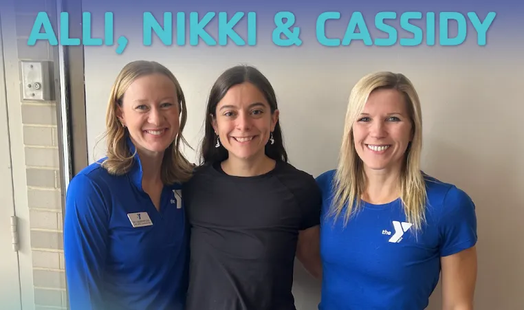 Alli, Nikki, Cassidy youth fitness instructor spotlight
