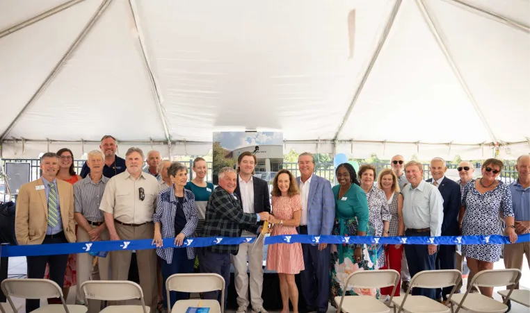 Cleveland grand reopening ribbon cutting